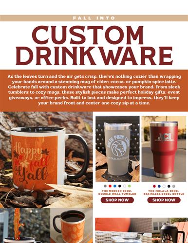 Drinkware That Delivers Branding with Every Sip