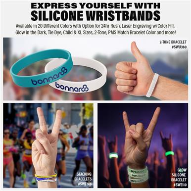 Silicone Bracelets 24hr Rush