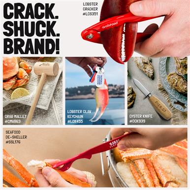 Crack. Shuck. Brand!
