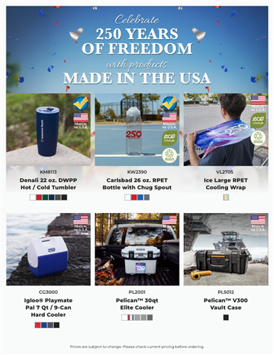 Celebrate 250 Years of Freedom with Made in the USA