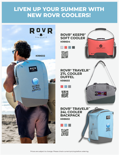 Liven Up Your Summer with New RovR Coolers!