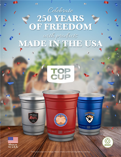 Top Cup - Celebrate 250 Years of Freedom with Products Made in the USA