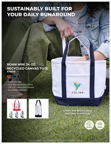 Meet the Roan Recycled Canvas Tote