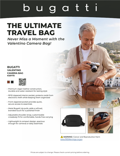 Bugatti, The Bag Made for Every Journey