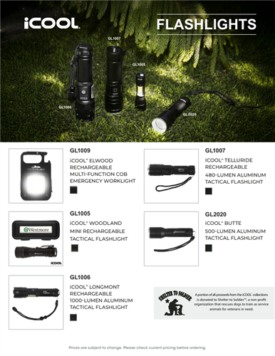 iCool Flashlights that Give Back
