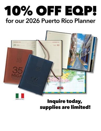 Discount on 2026 Puerto Rico Planners!