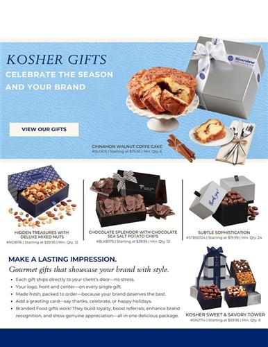 Delicious Gourmet Kosher Gifts for the Holidays