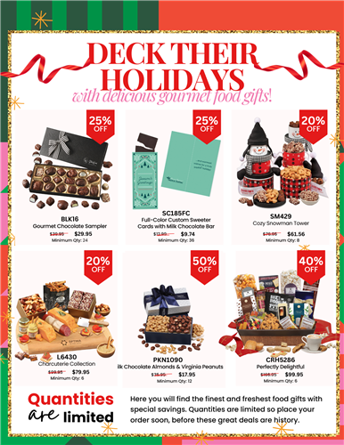 Business Gift Top Picks with 20-50% Off Chocolate Treats, Cookies and More!