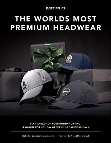 Melin - The World&#39;s Most Premium Headwear for the Holidays.