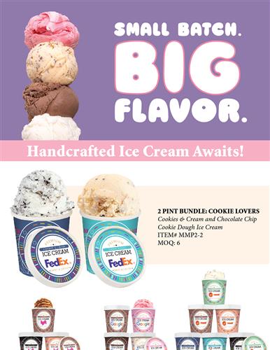 SMALL BATCH. BIG FLAVOR. &#127848; Custom Ice Cream Bundles