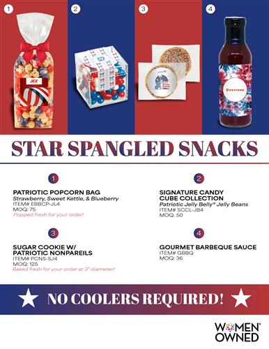 Star Spangled Snack &#127482;&#127480; Promos for all things Patriotic