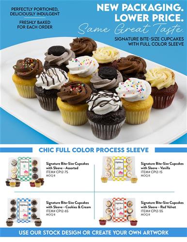 New Packaging, Lower Price, Same Delicious Cupcakes! &#129473;