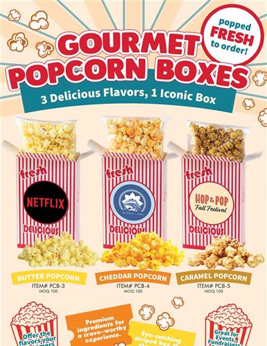 🍿GOURMET POPCORN BOXES🍿