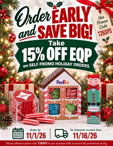 Order Early &amp; Save BIG on Self Promos!🎁