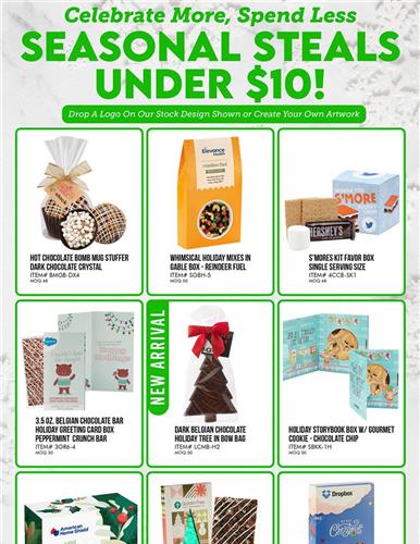 Seasonal Steals Under $10! ❄️