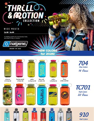 Nalgene's Dynamic NEW Colors and Style in time for Summer!