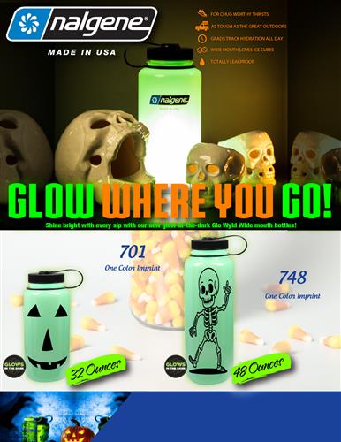 Glow Where You Go With Glow In The Dark Nalgene!