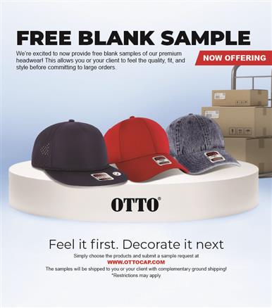 Now Offering Free Blank Samples