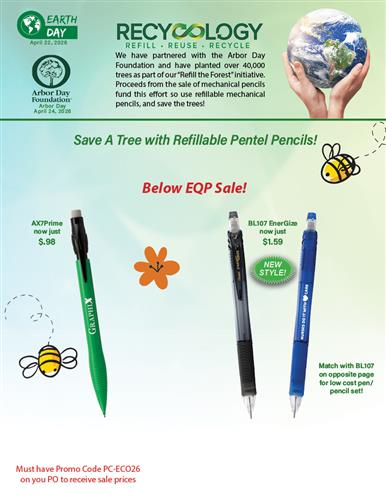 Recycology Pens &amp; Pencils