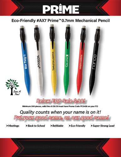 Below EQP Sale on Best Selling Prime Mechanical Pencil