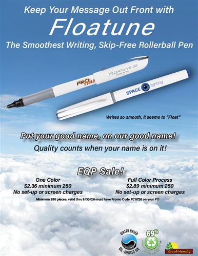 EQP Sale on New Gel Ink Rollerball