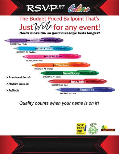Just Write for Any Event