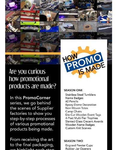 How Promo Is Made - videos that go behind the scenes and show the process