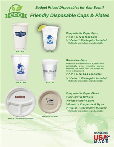 Sale on Disposable Cups and Plates from Prorose