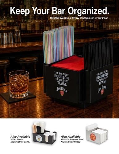 Bar-Top Branding Done Right — Napkin Caddies