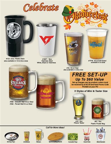 Celebrate Oktoberfest with a Drinkware Sale from Prorose