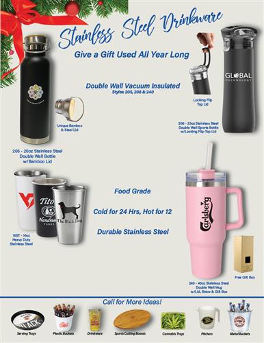 Stainless Steel Drinkware