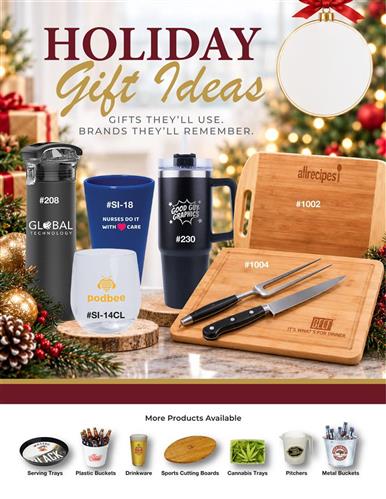 Get EQP on Drinkware &amp; Cutting Boards  – Holiday Gifts Clients Actually Use