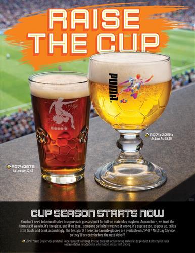Raise One for the Game with New Soccer Glassware
