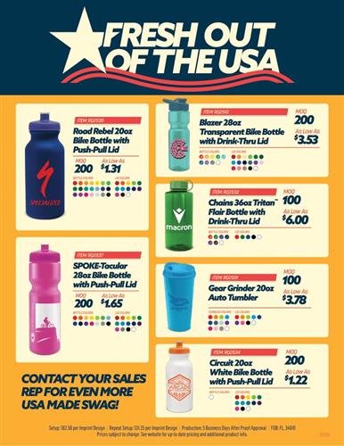 Drinkware Born in the USA and Built for Your Brand.