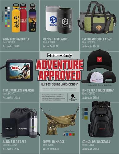 Gear Up. Give Back. Go Anywhere with Basecamp&#174;.