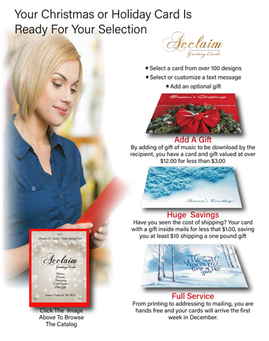 Your Holiday Card is Ready For Your Selection!