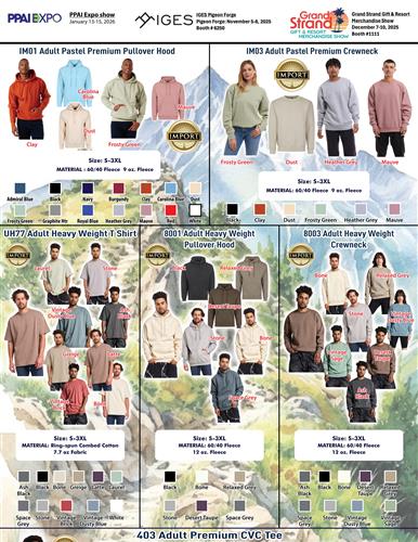 $9.99 CVC Tee, Pastel Premium Series, Heavyweight Series