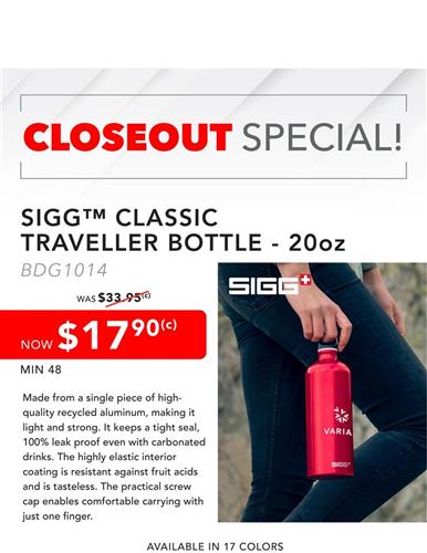 SIGG™ CLASSIC TRAVELLER BOTTLE