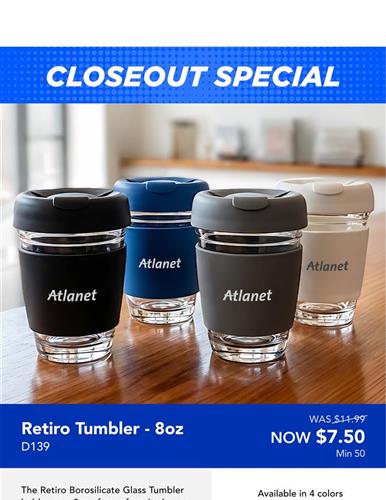 Closeout Special Retiro Tumbler