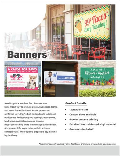 Banners: The Perfect Fit for Any Message!