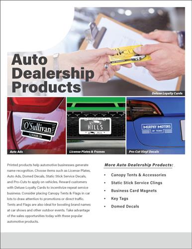 Printed Products Auto Dealers Need — All in One Place