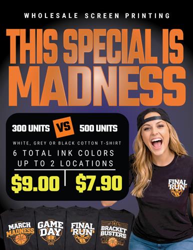 This Screen Print Special Is Madness!