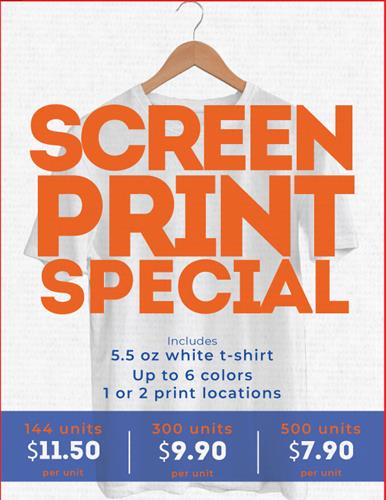 Bulk T-Shirt Printing from $3.95 per unit – Offer Ends Soon!