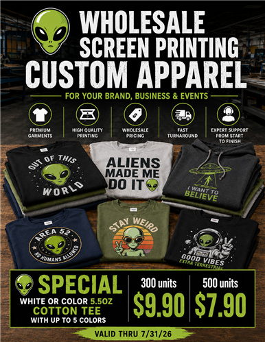 Out of this World Screen Print Special!