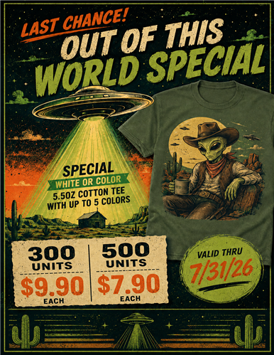 Last Chance TShirt Special!