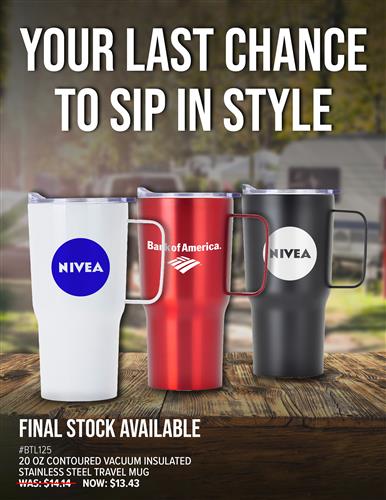 The BTL125: A premium mug at a final-stock price