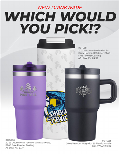 New Summer Drinkware!