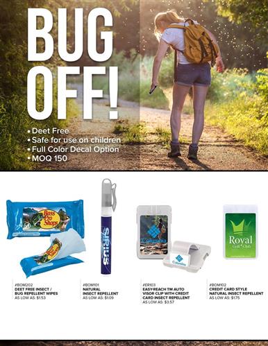 Bug Off! With Deet Free Insect Repellent