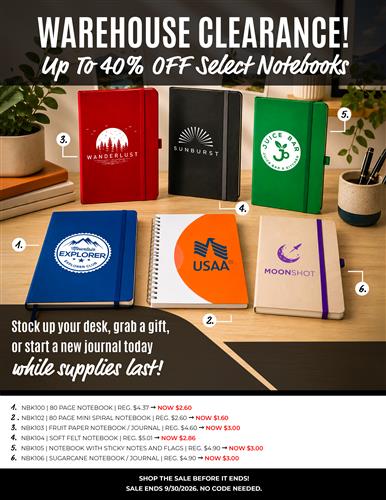Don't Miss Huge Savings on Notebooks
