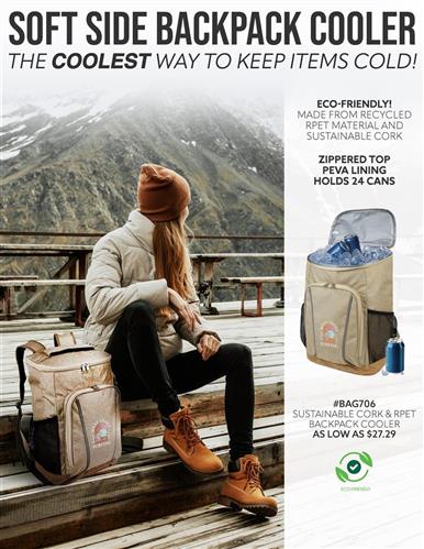 Backpack Cooler Holds 24 Cans!